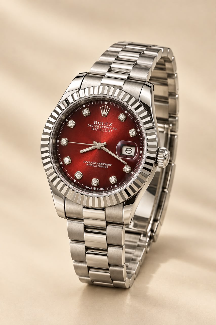 Rolex Oyester Perpetual (Maroon)