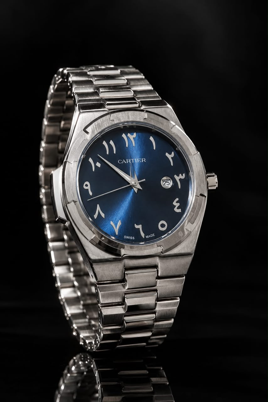 Cartier Arabic Aura Watch(Prussian Blue Edition)