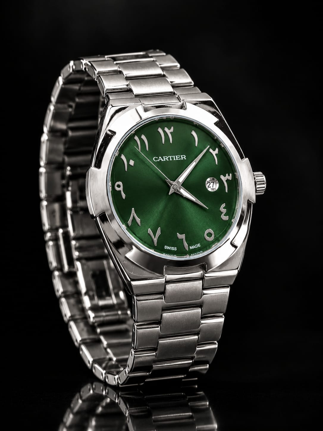 Cartier Arabic Aura Watch(Sage Edition)